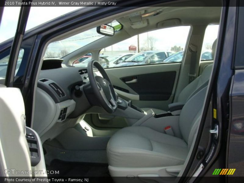 Winter Gray Metallic / Misty Gray 2010 Toyota Prius Hybrid IV