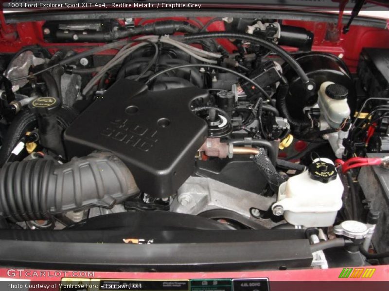  2003 Explorer Sport XLT 4x4 Engine - 4.0 Liter SOHC 12-Valve V6