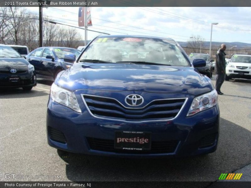 Blue Ribbon Metallic / Ash 2011 Toyota Camry LE