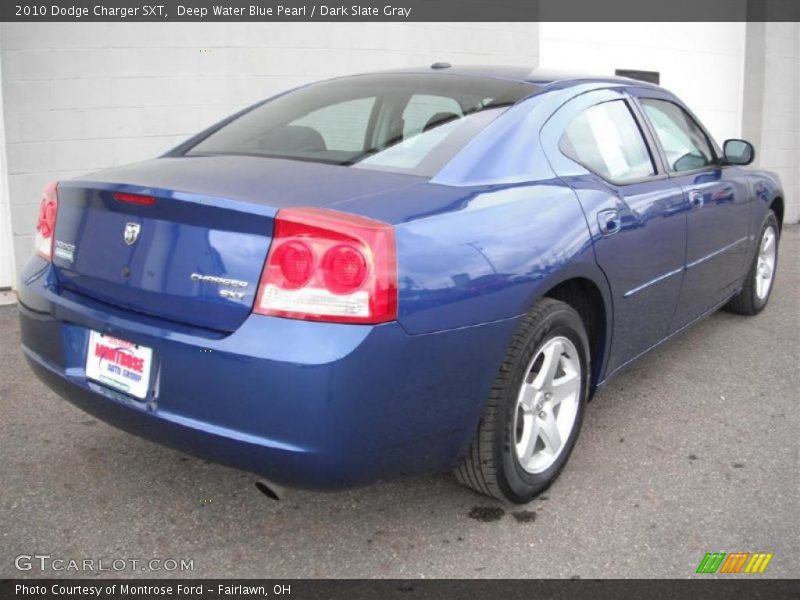 Deep Water Blue Pearl / Dark Slate Gray 2010 Dodge Charger SXT