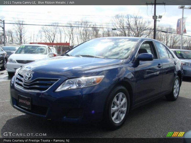 Blue Ribbon Metallic / Ash 2011 Toyota Camry LE