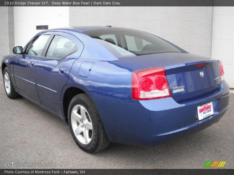 Deep Water Blue Pearl / Dark Slate Gray 2010 Dodge Charger SXT