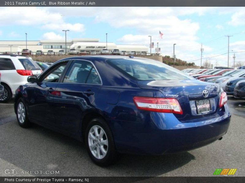 Blue Ribbon Metallic / Ash 2011 Toyota Camry LE