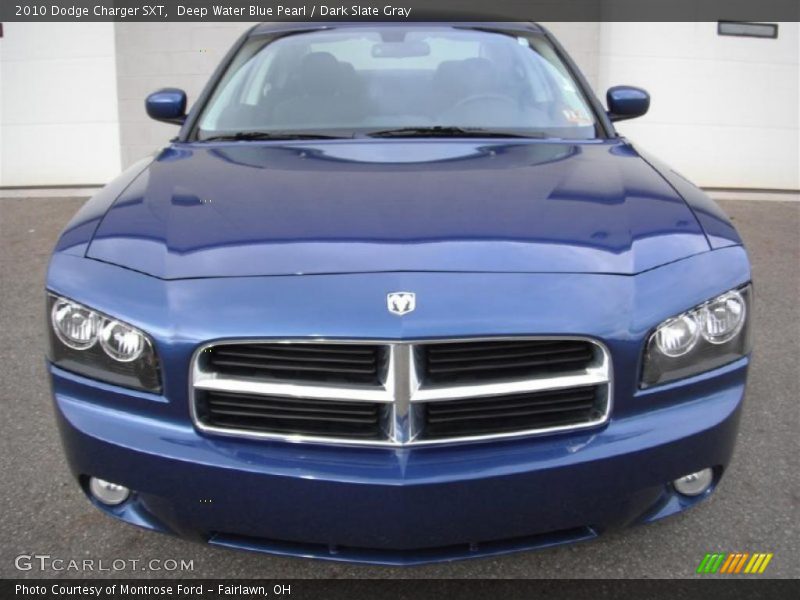 Deep Water Blue Pearl / Dark Slate Gray 2010 Dodge Charger SXT