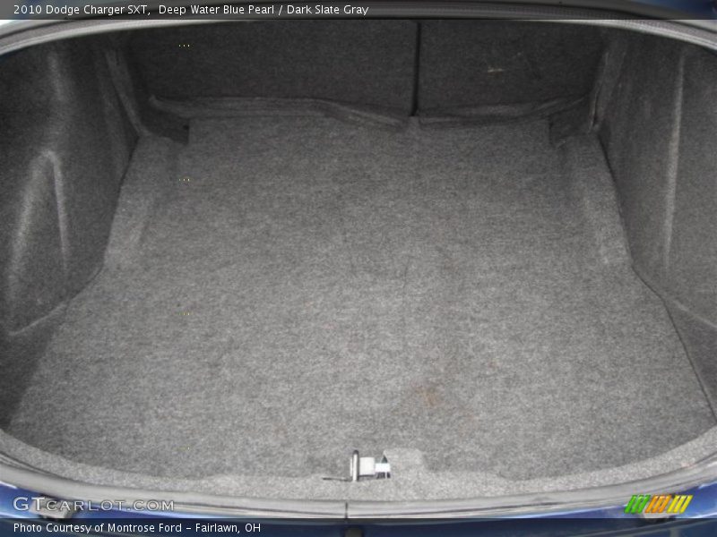 Deep Water Blue Pearl / Dark Slate Gray 2010 Dodge Charger SXT