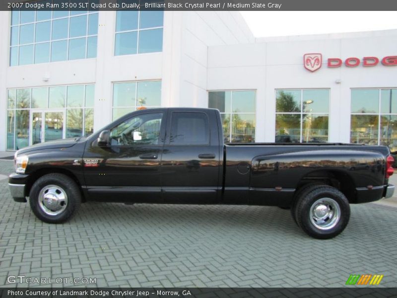  2007 Ram 3500 SLT Quad Cab Dually Brilliant Black Crystal Pearl