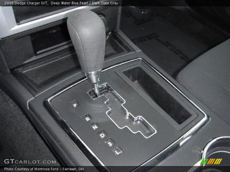 Deep Water Blue Pearl / Dark Slate Gray 2010 Dodge Charger SXT