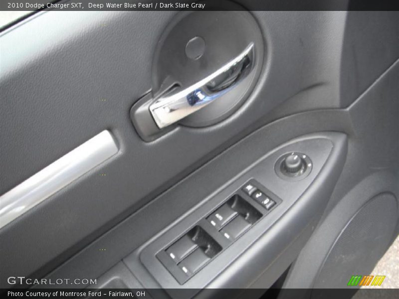 Deep Water Blue Pearl / Dark Slate Gray 2010 Dodge Charger SXT