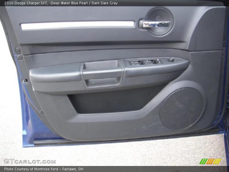 Deep Water Blue Pearl / Dark Slate Gray 2010 Dodge Charger SXT