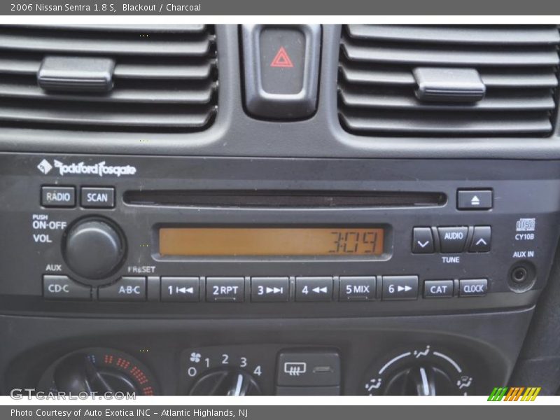 Controls of 2006 Sentra 1.8 S
