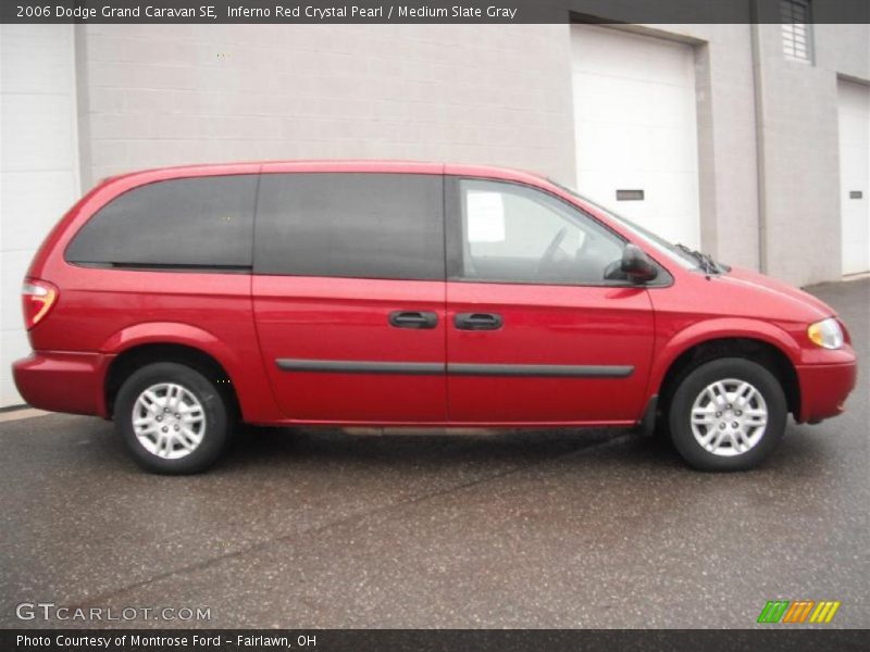 Inferno Red Crystal Pearl / Medium Slate Gray 2006 Dodge Grand Caravan SE