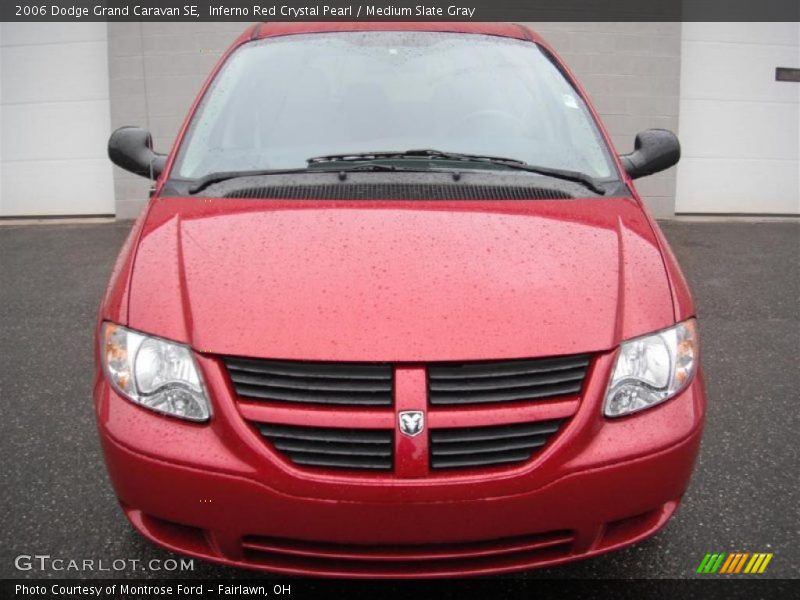 Inferno Red Crystal Pearl / Medium Slate Gray 2006 Dodge Grand Caravan SE