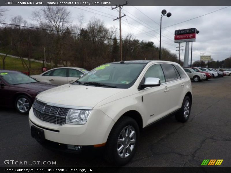 White Chocolate Tri Coat / Light Camel 2008 Lincoln MKX AWD