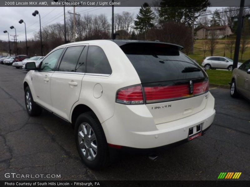 White Chocolate Tri Coat / Light Camel 2008 Lincoln MKX AWD