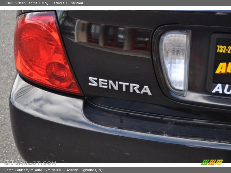 Blackout / Charcoal 2006 Nissan Sentra 1.8 S