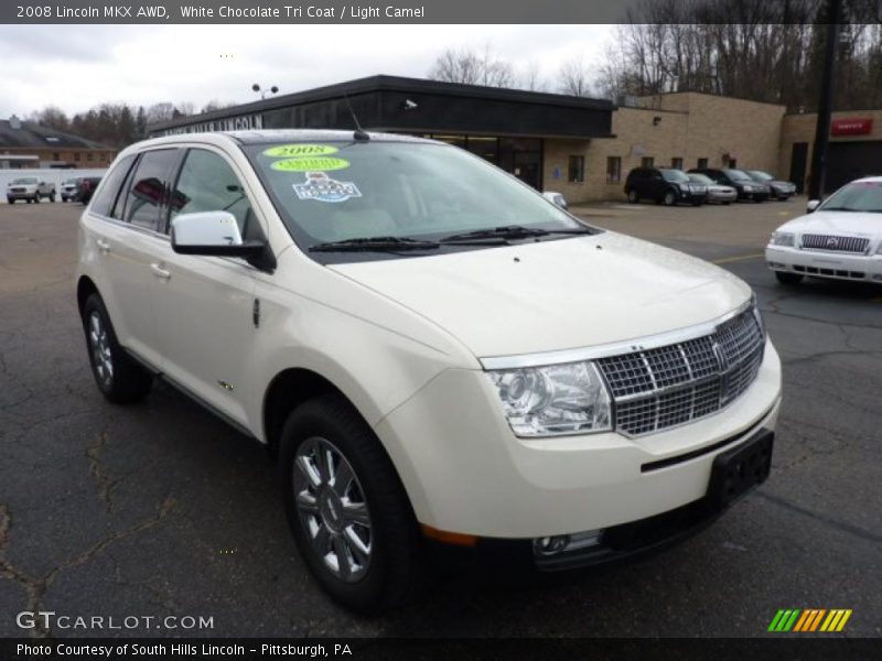 White Chocolate Tri Coat / Light Camel 2008 Lincoln MKX AWD