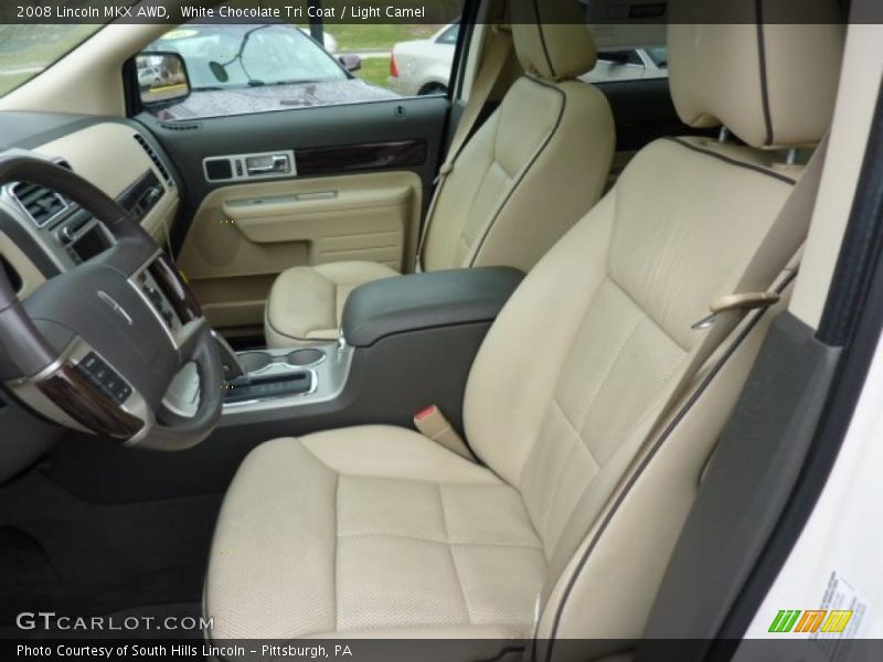 White Chocolate Tri Coat / Light Camel 2008 Lincoln MKX AWD