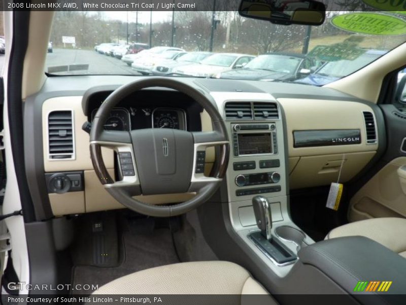 White Chocolate Tri Coat / Light Camel 2008 Lincoln MKX AWD
