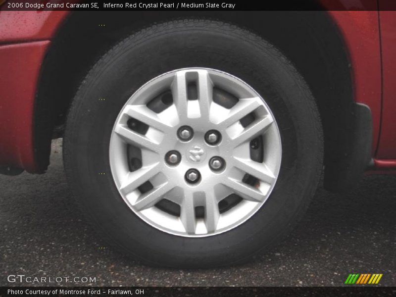 Inferno Red Crystal Pearl / Medium Slate Gray 2006 Dodge Grand Caravan SE