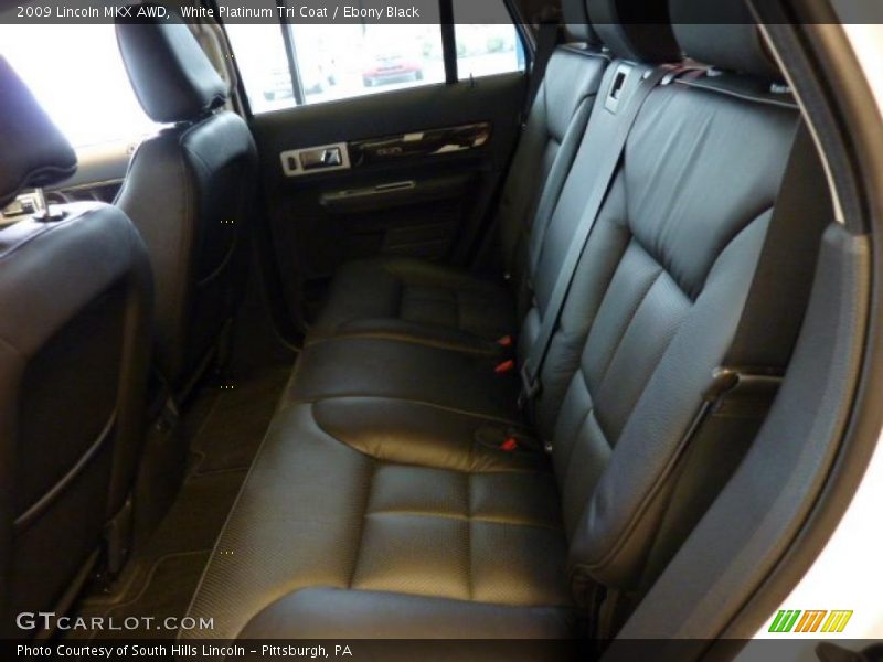 White Platinum Tri Coat / Ebony Black 2009 Lincoln MKX AWD