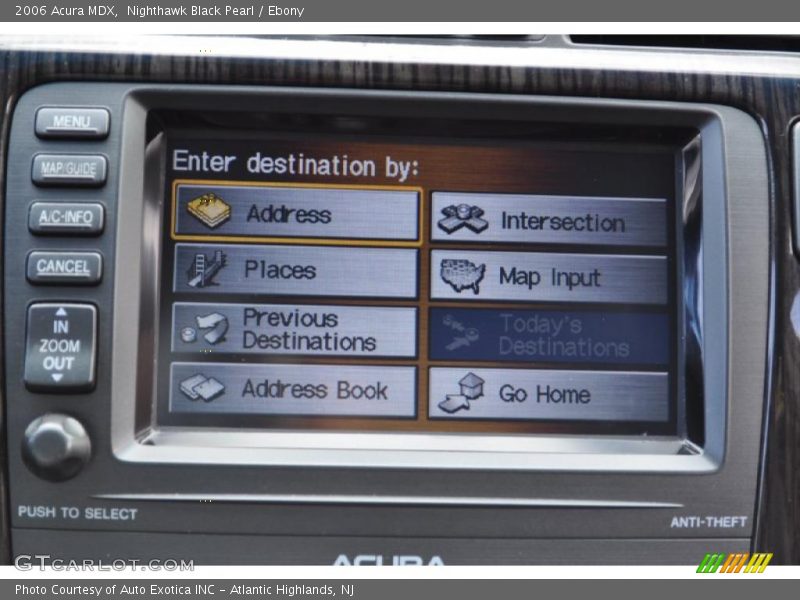 Nighthawk Black Pearl / Ebony 2006 Acura MDX