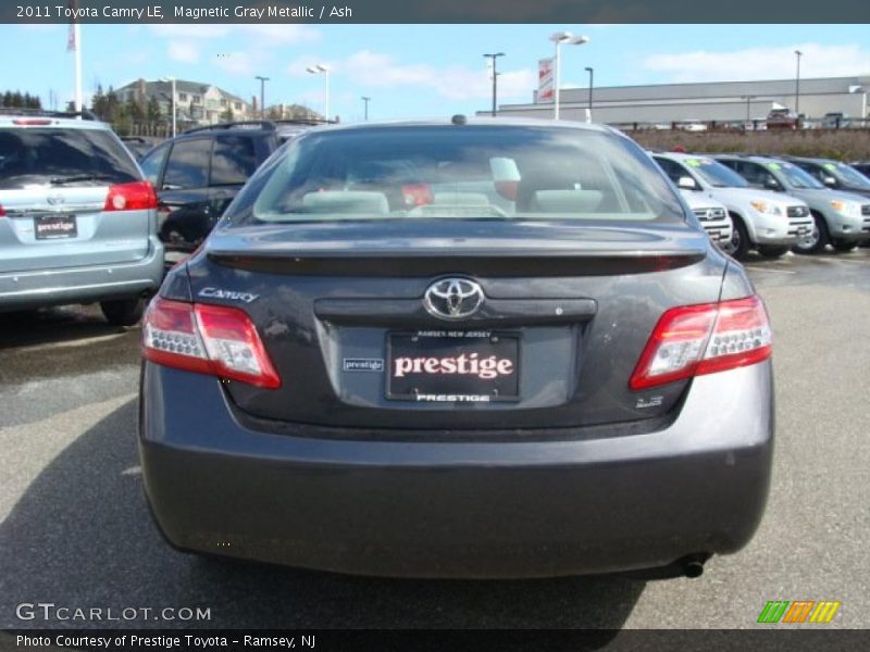 Magnetic Gray Metallic / Ash 2011 Toyota Camry LE