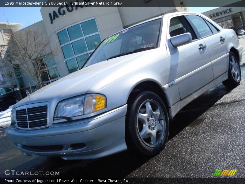 Brilliant Silver Metallic / Grey 1999 Mercedes-Benz C 280 Sedan