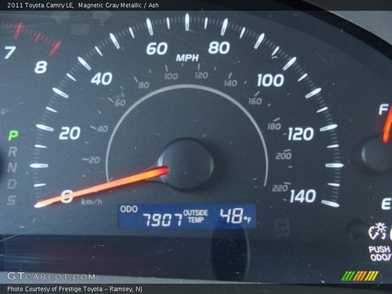 Magnetic Gray Metallic / Ash 2011 Toyota Camry LE