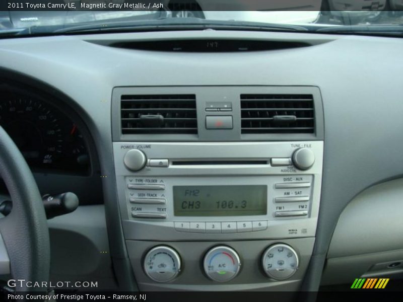 Magnetic Gray Metallic / Ash 2011 Toyota Camry LE