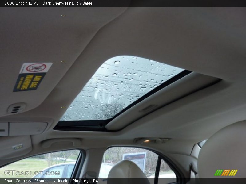 Sunroof of 2006 LS V8