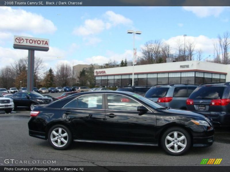 Black / Dark Charcoal 2008 Toyota Camry SE