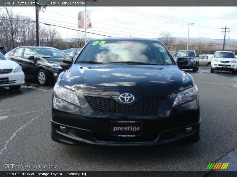 Black / Dark Charcoal 2008 Toyota Camry SE