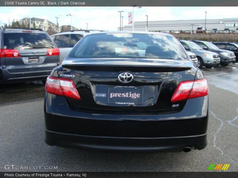 Black / Dark Charcoal 2008 Toyota Camry SE
