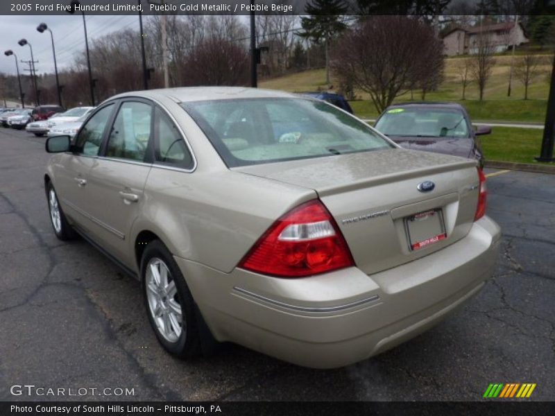 Pueblo Gold Metallic / Pebble Beige 2005 Ford Five Hundred Limited