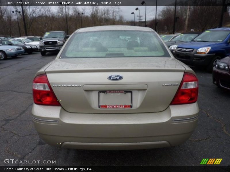 Pueblo Gold Metallic / Pebble Beige 2005 Ford Five Hundred Limited