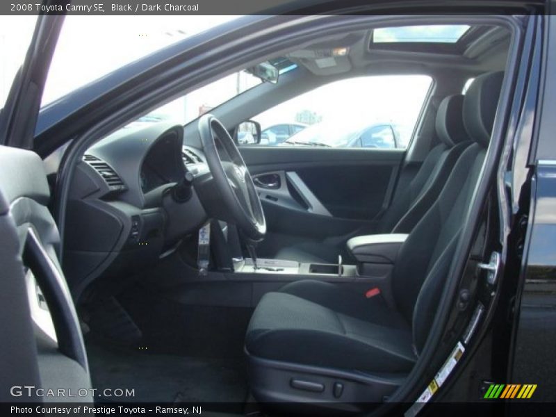 Black / Dark Charcoal 2008 Toyota Camry SE