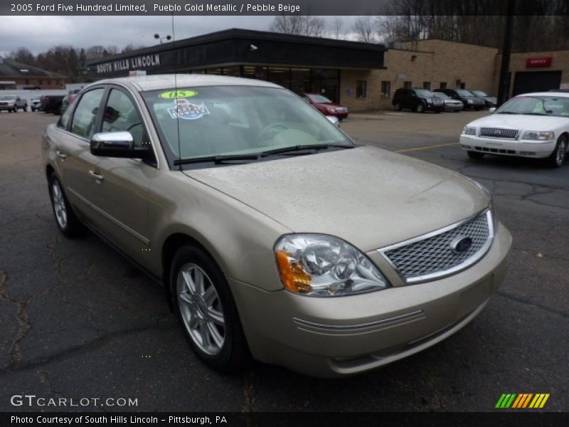 Pueblo Gold Metallic / Pebble Beige 2005 Ford Five Hundred Limited