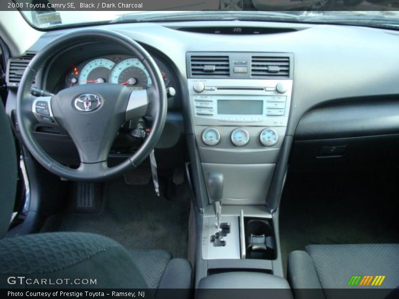 Black / Dark Charcoal 2008 Toyota Camry SE