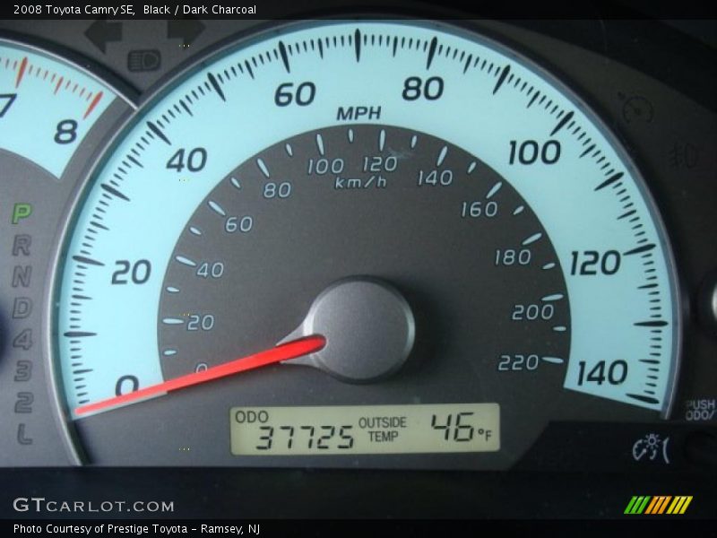 Black / Dark Charcoal 2008 Toyota Camry SE