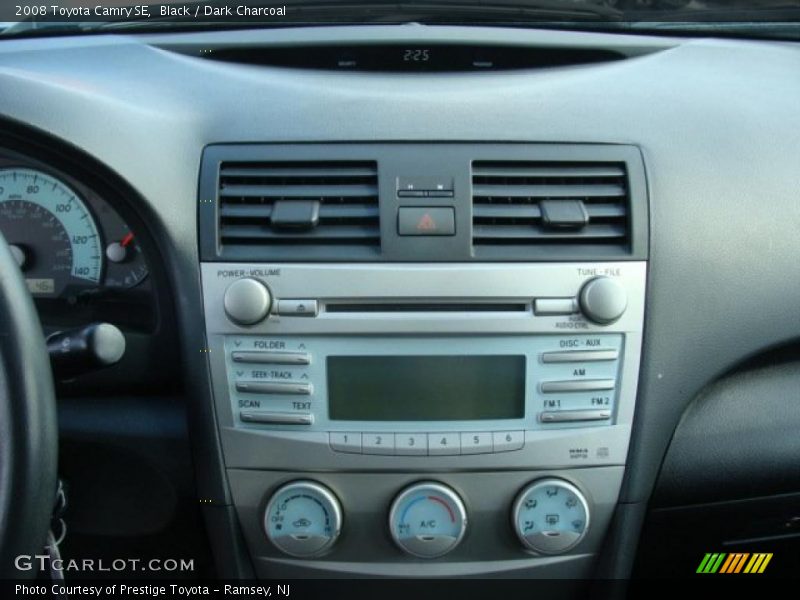 Black / Dark Charcoal 2008 Toyota Camry SE