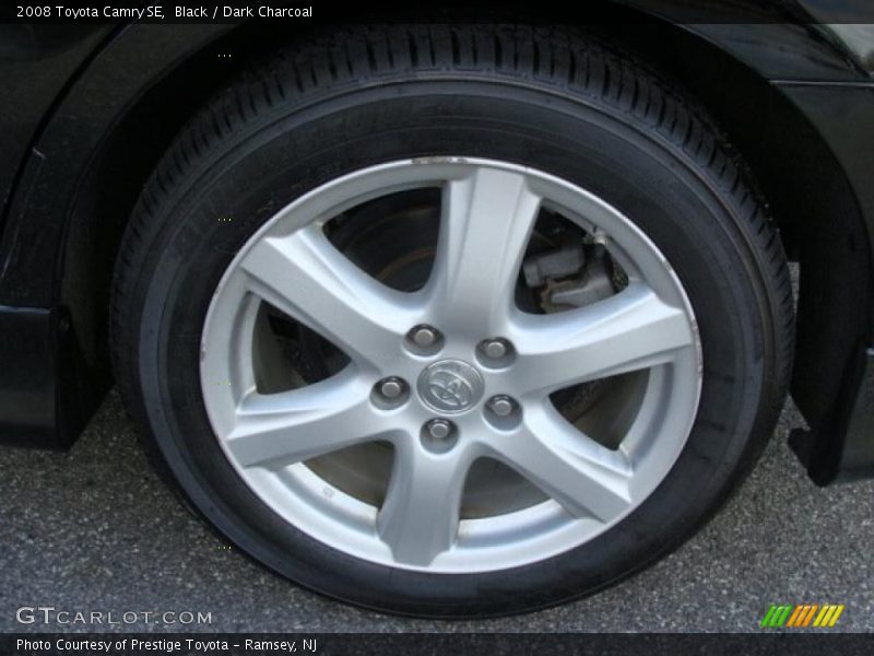 Black / Dark Charcoal 2008 Toyota Camry SE