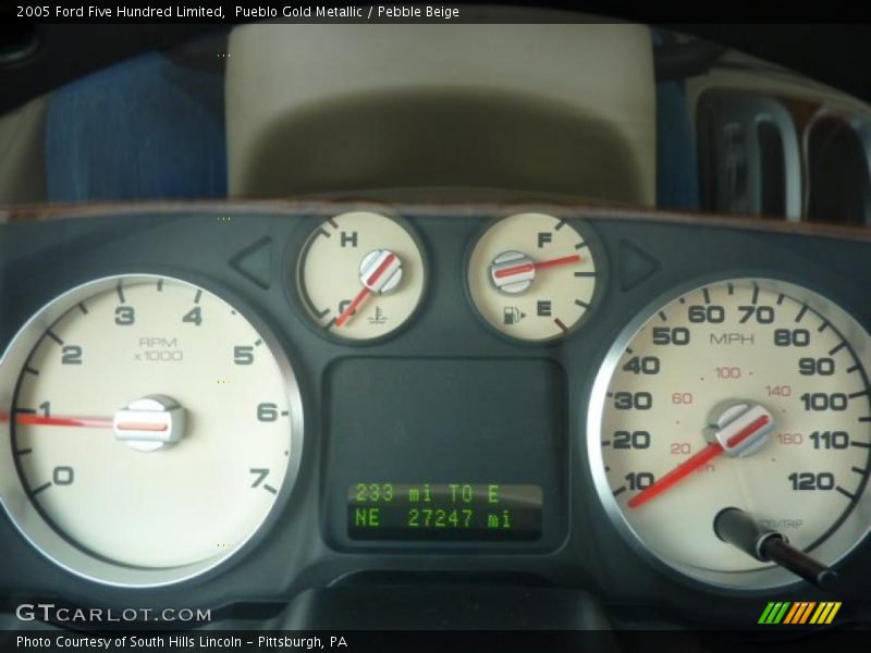 Pueblo Gold Metallic / Pebble Beige 2005 Ford Five Hundred Limited