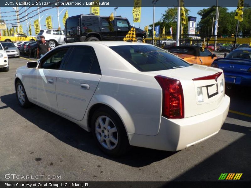 White Diamond / Light Neutral 2005 Cadillac CTS Sedan