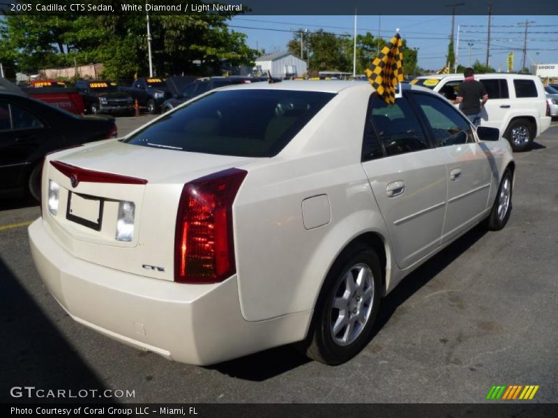 White Diamond / Light Neutral 2005 Cadillac CTS Sedan