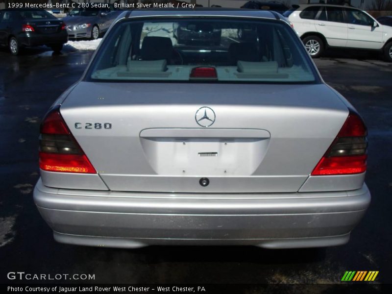 Brilliant Silver Metallic / Grey 1999 Mercedes-Benz C 280 Sedan