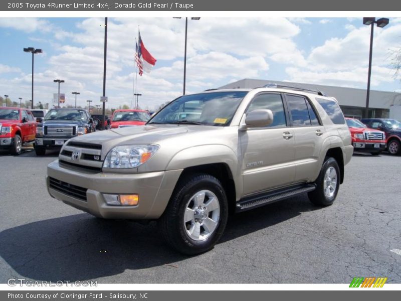 Dorado Gold Pearl / Taupe 2005 Toyota 4Runner Limited 4x4