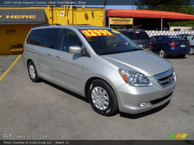 Silver Pearl Metallic / Black 2005 Honda Odyssey Touring