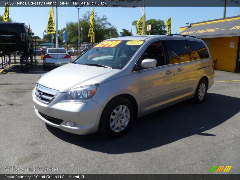 Silver Pearl Metallic / Black 2005 Honda Odyssey Touring