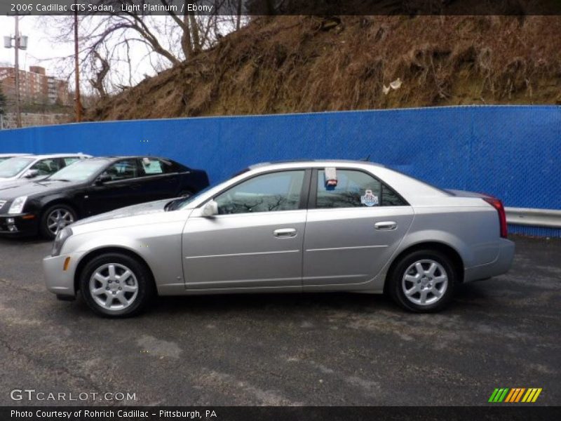 Light Platinum / Ebony 2006 Cadillac CTS Sedan
