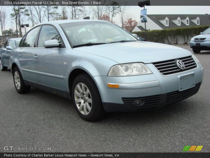 Blue Silver Metallic / Black 2003 Volkswagen Passat GLS Sedan